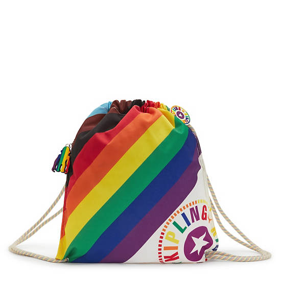 Kipling Jemmy Backpack Handbag Rainbow Print | AU 1277XY